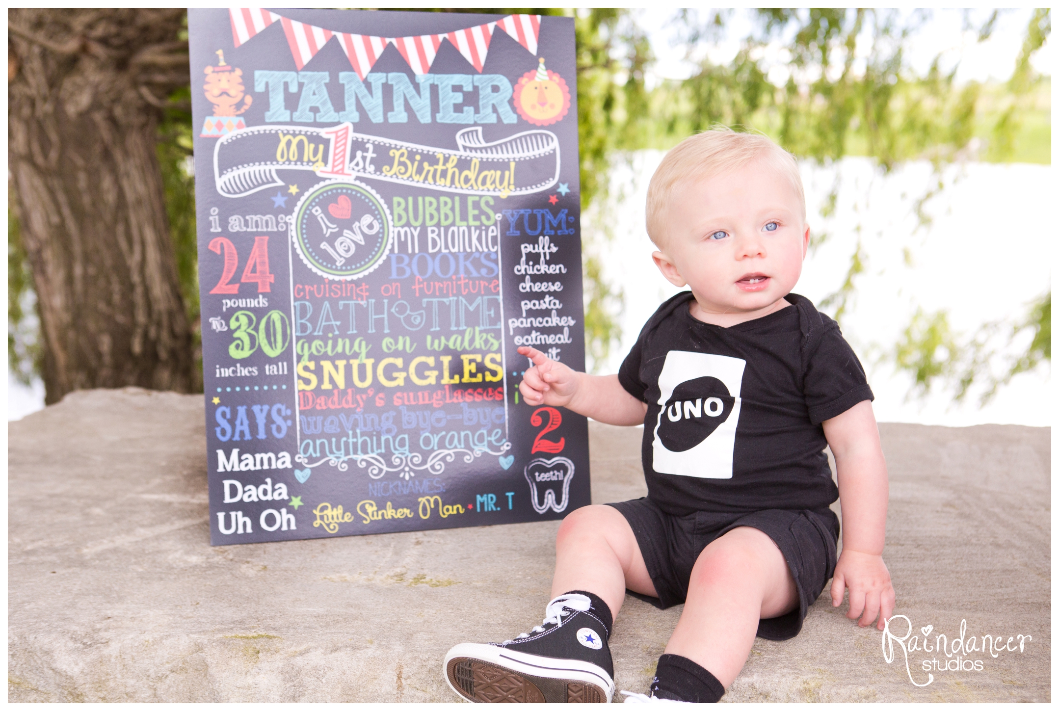 Happy 1st Birthday, Tanner!  {Indianapolis Baby Photographer}