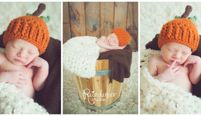 A Little Pumpkin is Born!  {Indianapolis Newborn Photographer}