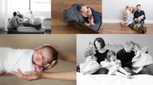 Newborn photos photographed in downtown Indianapolis studio.