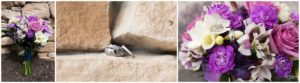 Wedding rings with bride bouquet by Raindancer Studios Indianapolis Wedding Photographer Jill Howell