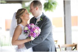 Bride and groom hugging by Raindancer Studios Indianapolis Wedding Photographer Jill Howell