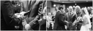 Father giving is daughter away by Raindancer Studios Indianapolis Wedding photographer Jill Howell