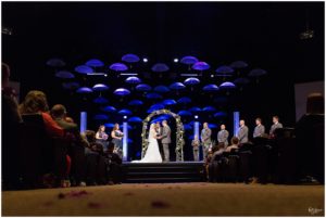 Bride and groom in wedding ceremony by Raindancer Studios Indianapolis Wedding Photographger Jill Howell