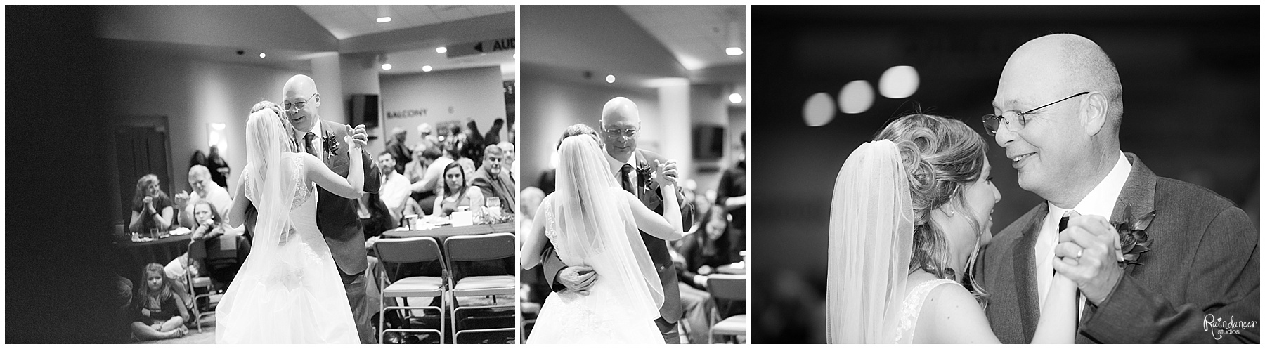 Bride dancing with her father by Raindancer Studios Indianapolis Wedding Photographer Jill Howell