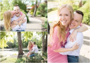 There love for each other shines through there joy and laughter. Indianapolis Engagement Photographer, Raindancer Studios