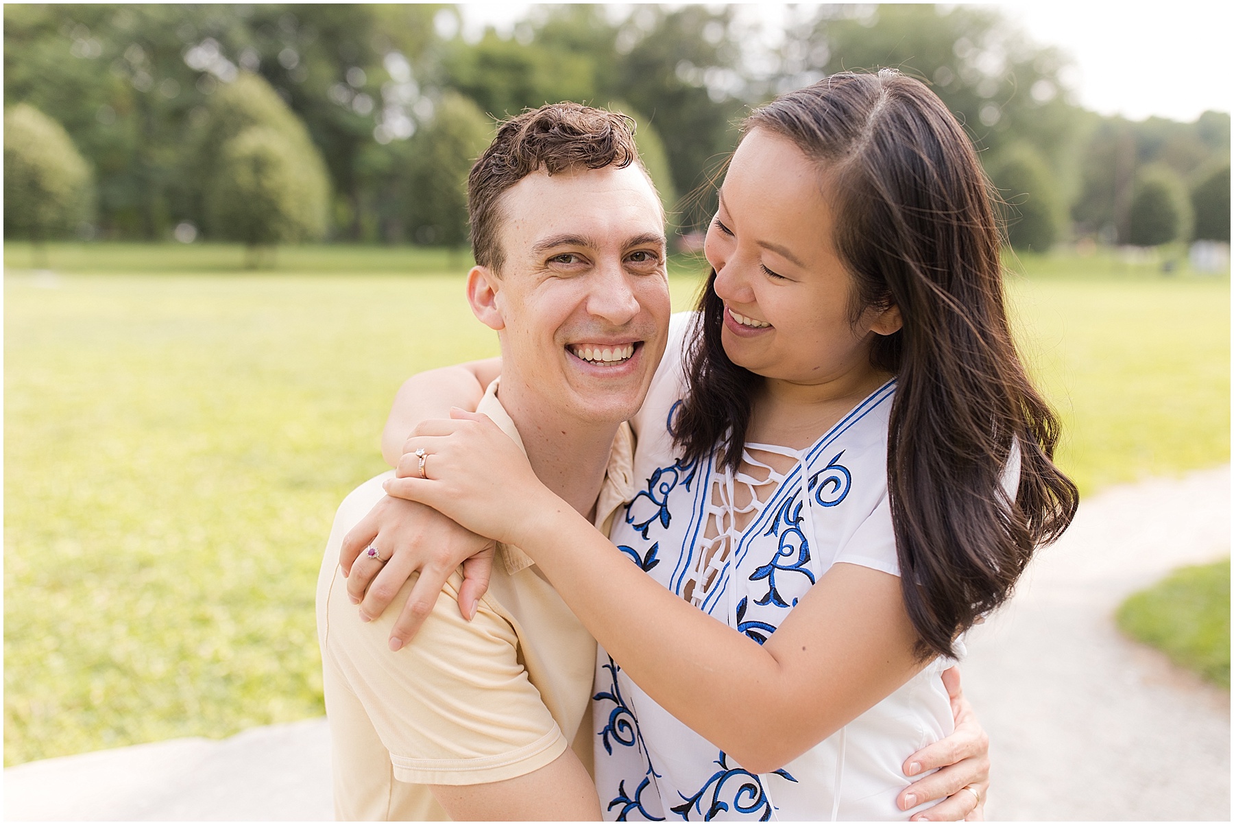 Wife and mother looking at her husband.  Indianapolis Family Photography, Raindancer Studios