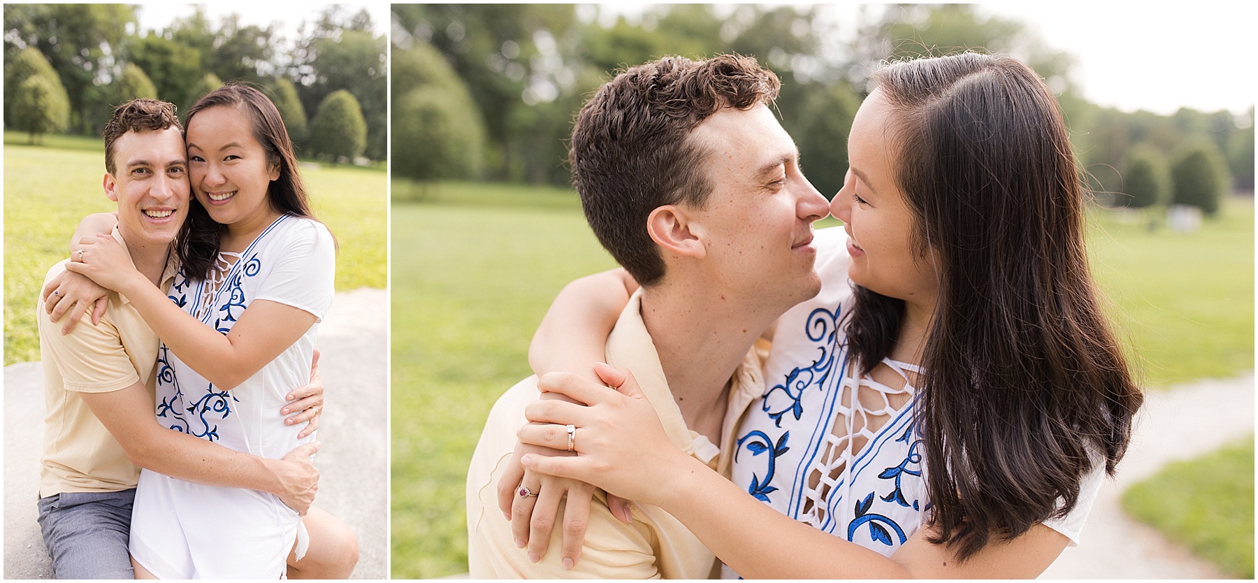 Husband and wife holding each other.  Indianapolis Family Photography, Raindancer Studios