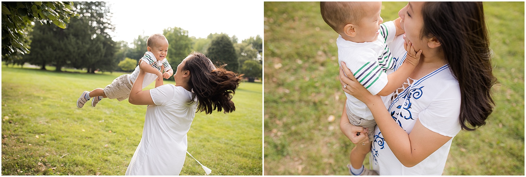 Mother playing with her son.  Indianapolis Family Photography, Raindancer Studios