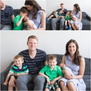Parents and their three boys, Indianapolis Family Photography, Raindancer Studios
