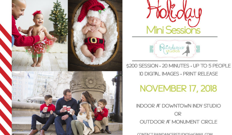 2018 Holiday Mini Sessions – Indianapolis, IN